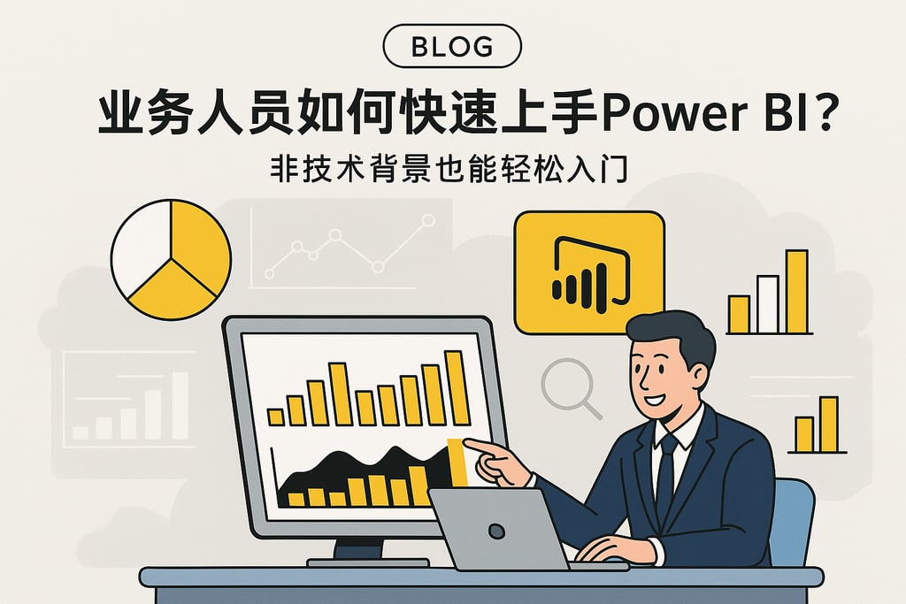 业务人员如何快速上手Power BI？非技术背景也能轻松入门